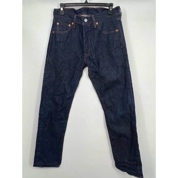 Levi 501 Water Less Dark Jeans Mens‎ Size W 29 L 32 - Picture 1 of 5